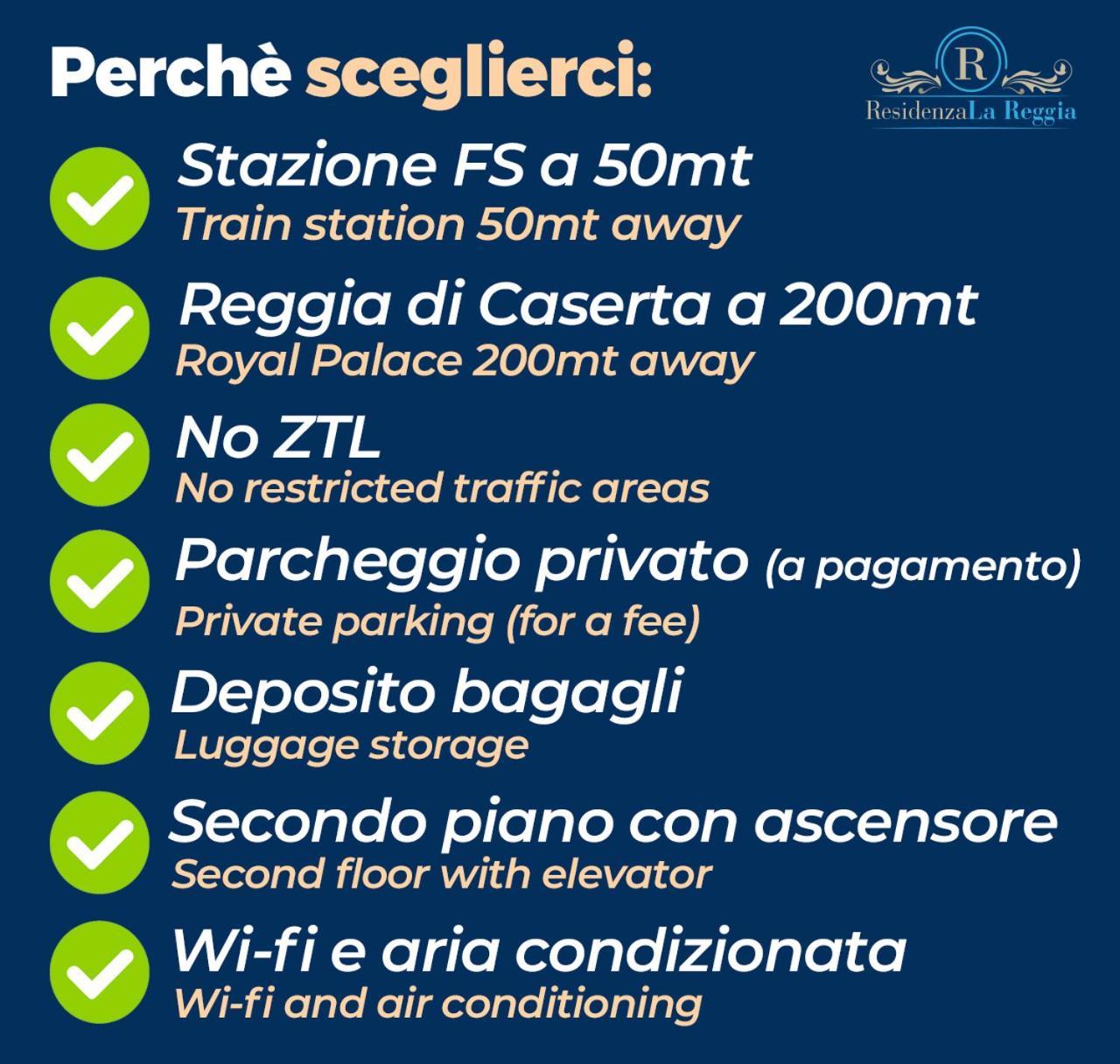 Residenza La Reggia Bed & Breakfast Caserta Ngoại thất bức ảnh